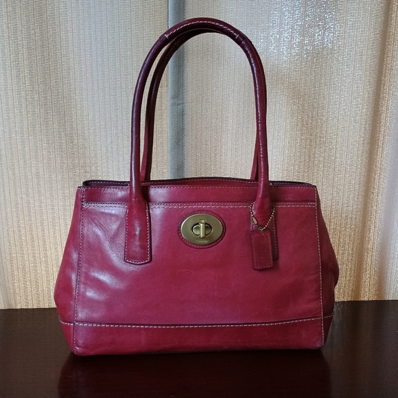 Coach Madeline Leather Shoulder Bag - Picture 1 of 4